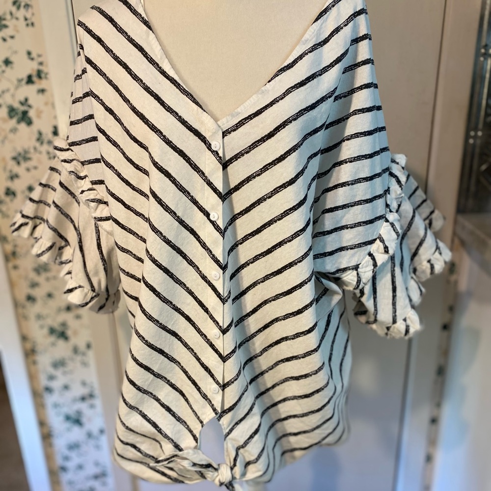 Umber Cotton Top 2X